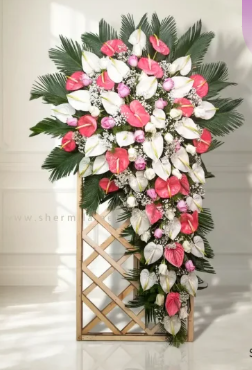 تاج گل ترحیم 006