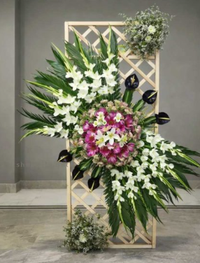 تاج گل ترحیم 009